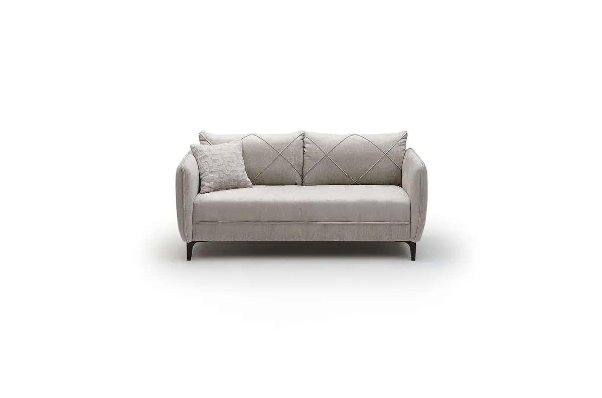 Sofa JERINA - 2,5-Sitzer, Stoff, Beige