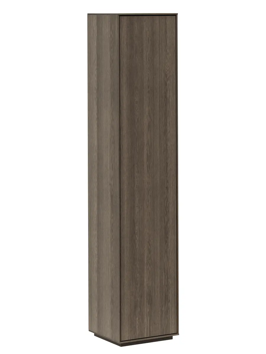 Vitrine Saratoga - rechts, Buche massiv, silbergrau geölt