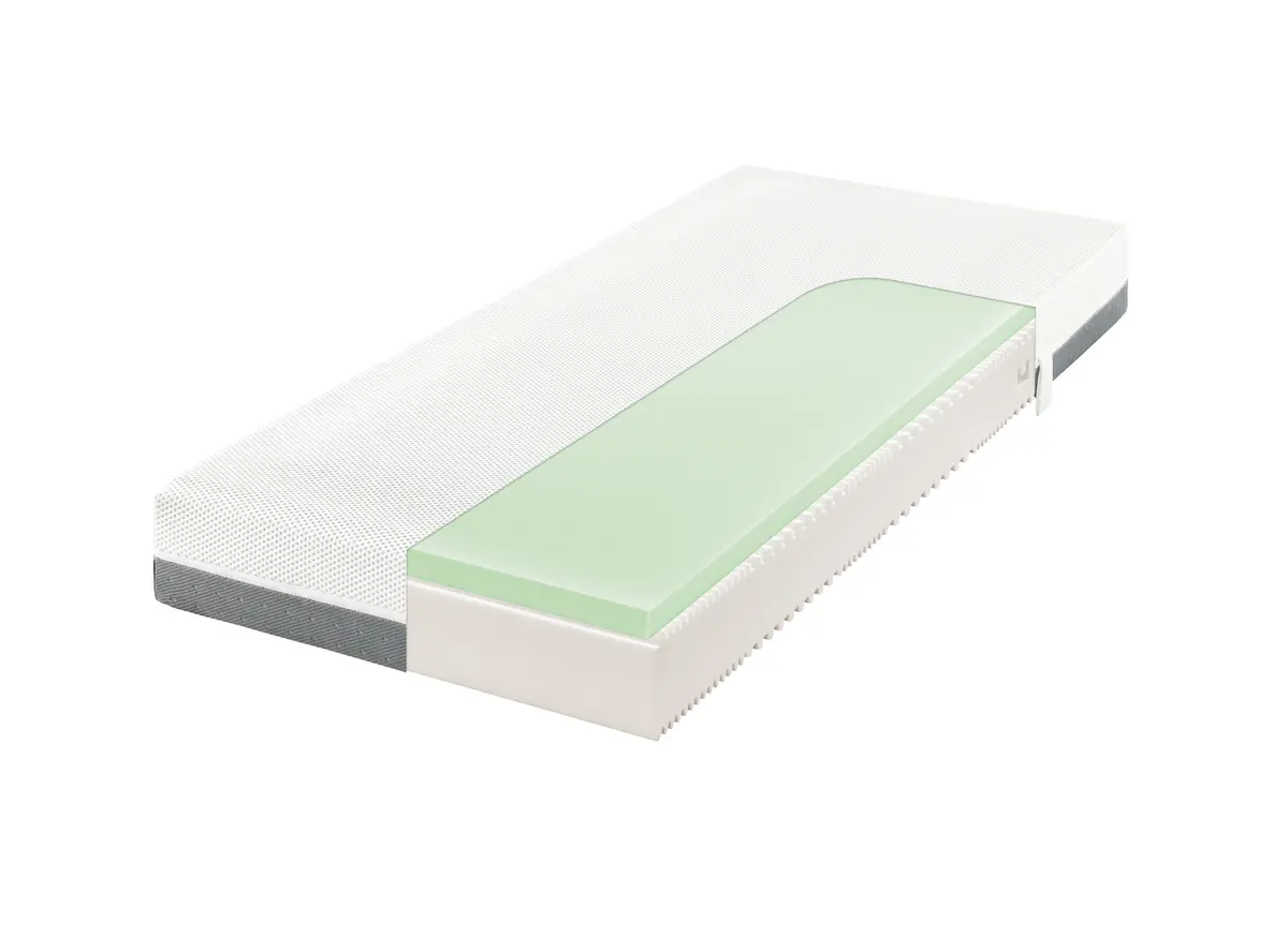 Komfortschaumkern-Matratze - Liegefläche ca. 90x200 cm, Medium