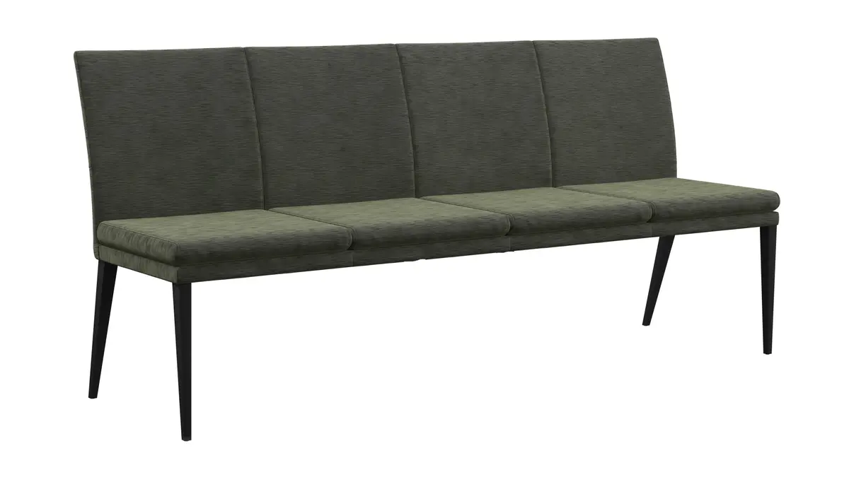 Polsterbank Salamanca Classic - Breite ca. 200 cm, Stoff, Eukalyptus