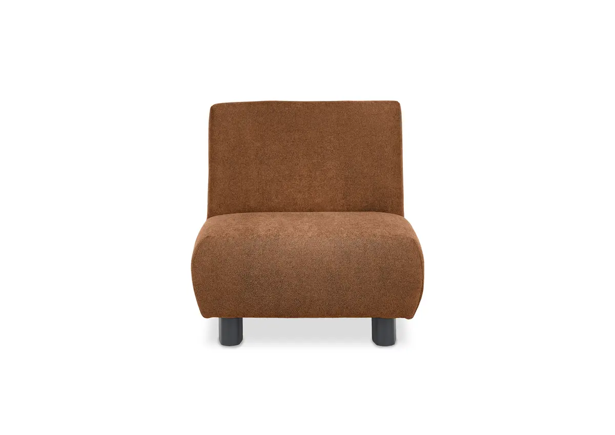  Faltsessel EBBY - ohne Armlehne inkl. Schlaffunktion, Stoff, Rot