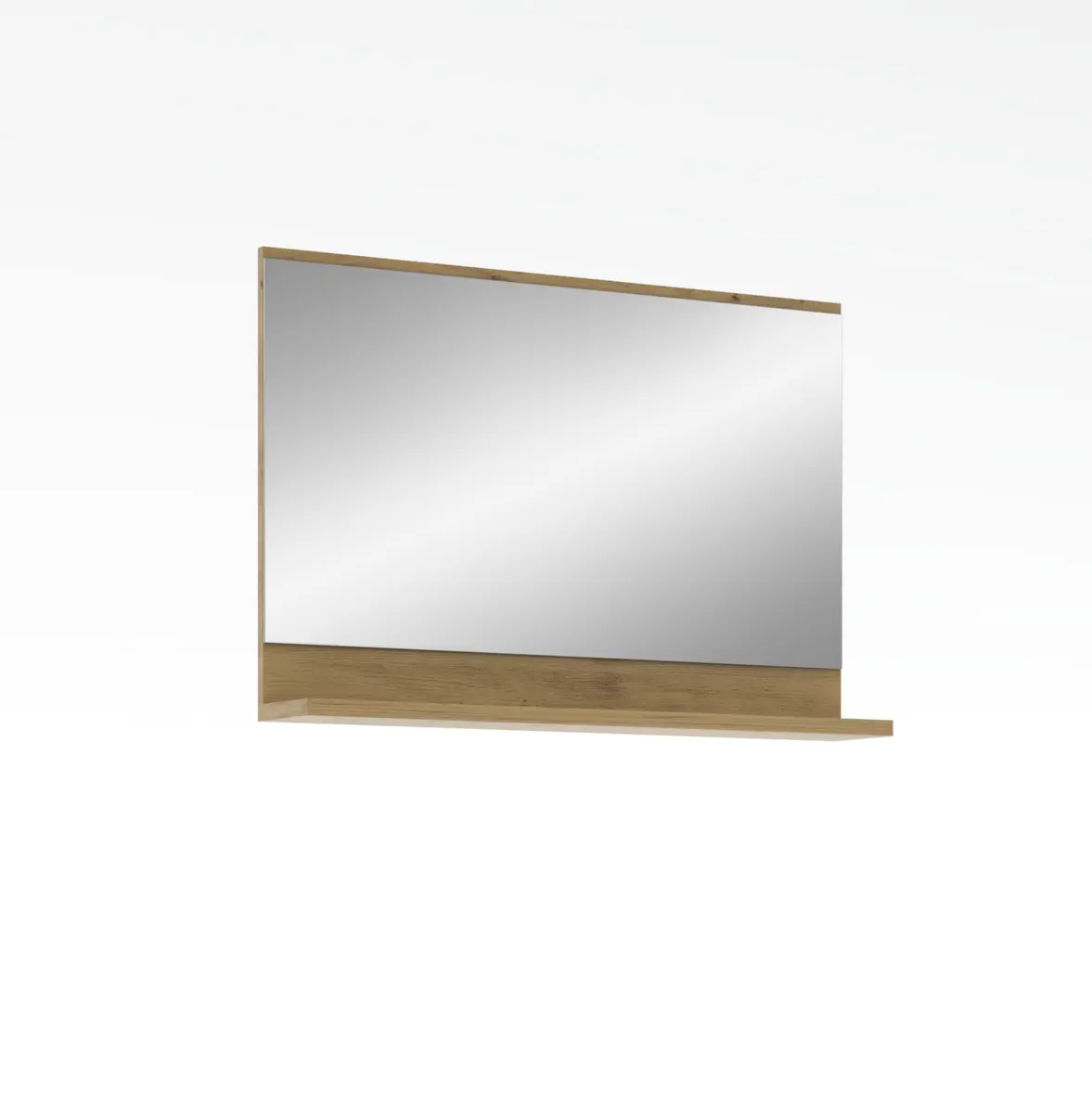 Spiegel - LB ca. 90x62 cm, Artisan Eiche Nachbildung