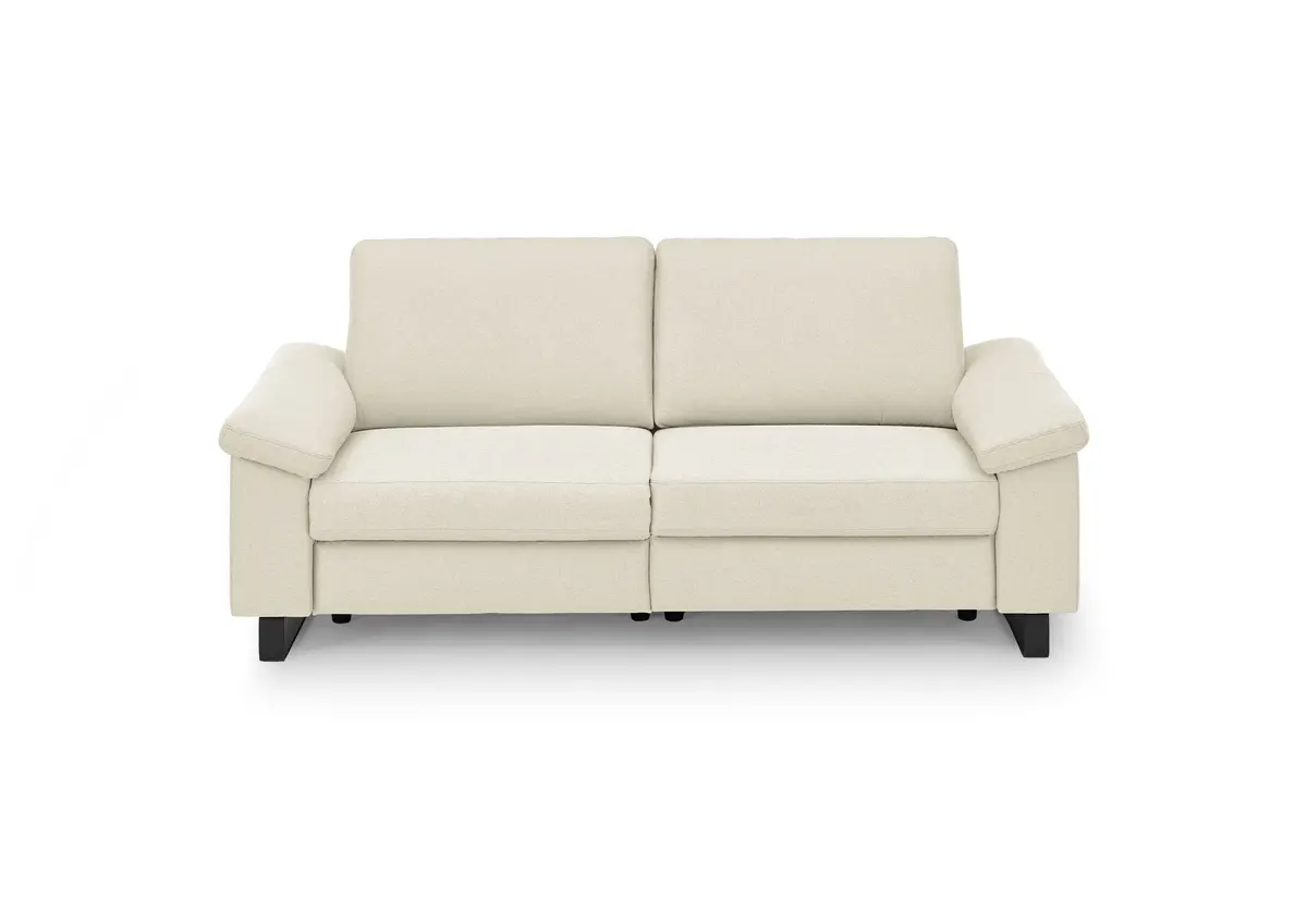 Sofa CALM PLUS 2.0 - 3-Sitzer, Relaxfunktion teilmotorisch, Stoff, Natur