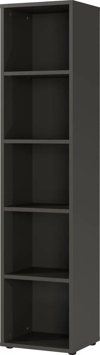 Aktenregal GRIFFIN - B/H/T ca. 45x197x40 cm, Graphit