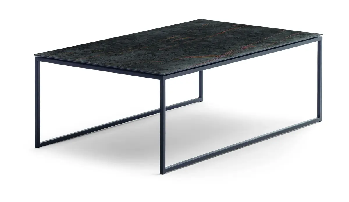 Couchtisch - LBH ca. 100x60x35 cm, Dekton, Dunkelbraun