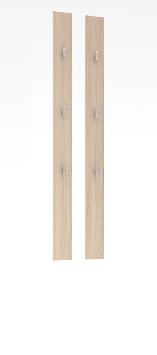 Garderobenpaneel - 2er Set, Riva Eiche Nachbildung