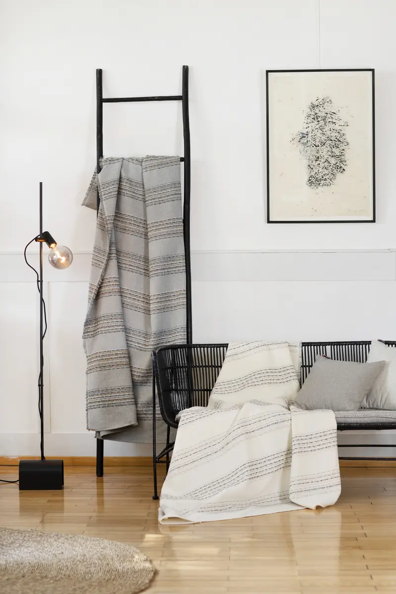 Wohndecke - LB ca. 140x200 cm, Filz