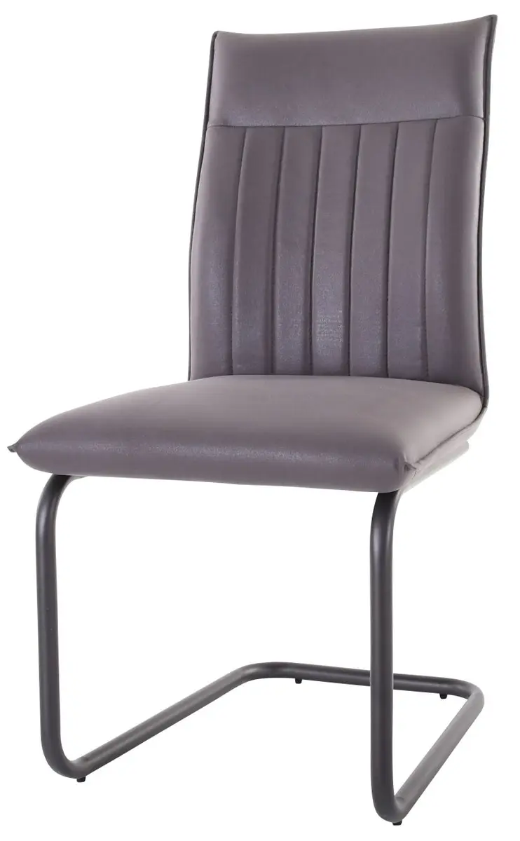 Freischwinger MAIZE - Stoff, Braun