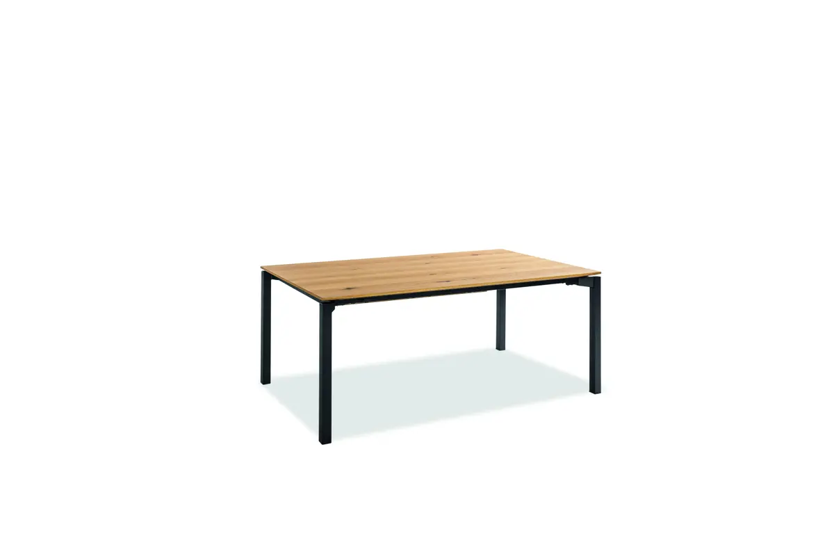 Esstisch - ausziehbar, LB ca. 180x100 cm, Eiche furniert