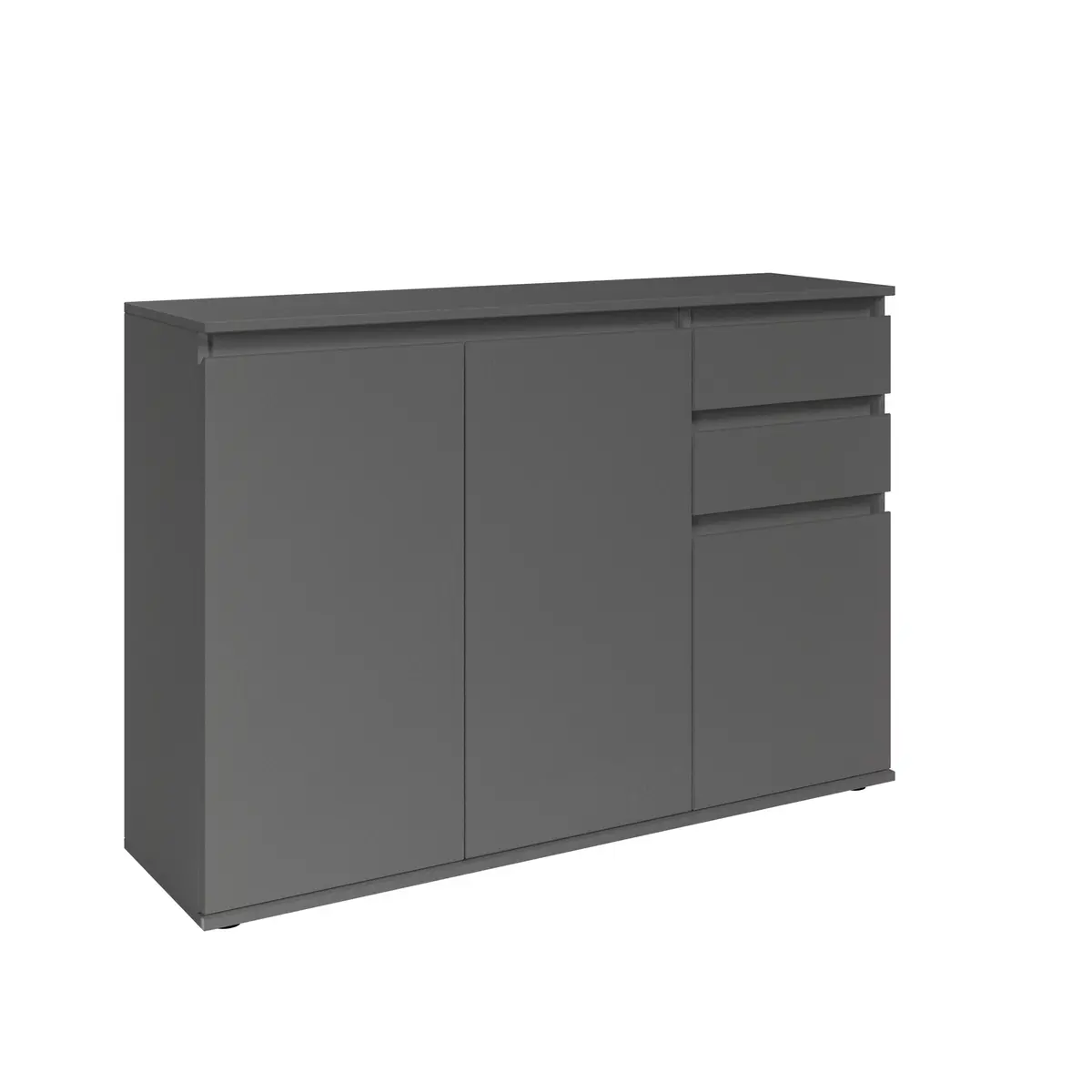 Kommode - B ca. 119 cm, Anthrazit