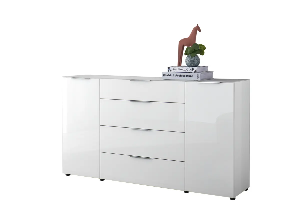 Kommode - B ca. 180 cm, Weiß