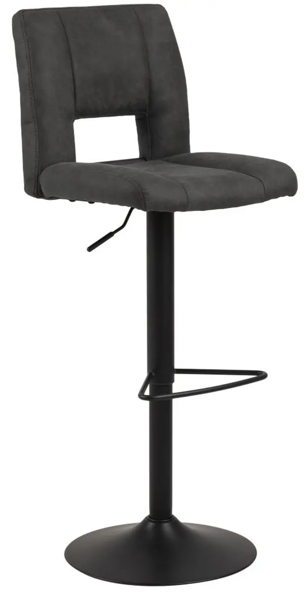 Barhocker - Stoff Anthrazit