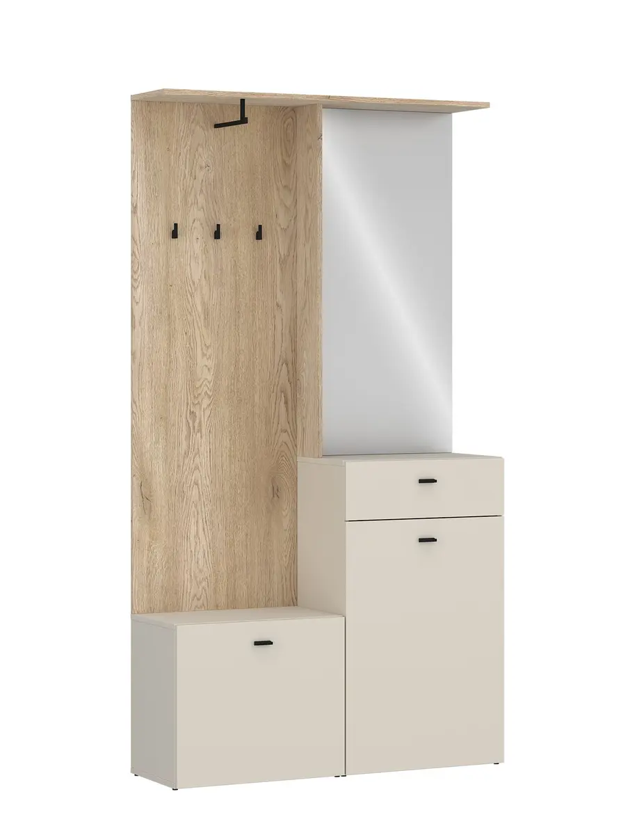 Garderobe - Kaschmir, Cremona Eiche Nachbildung