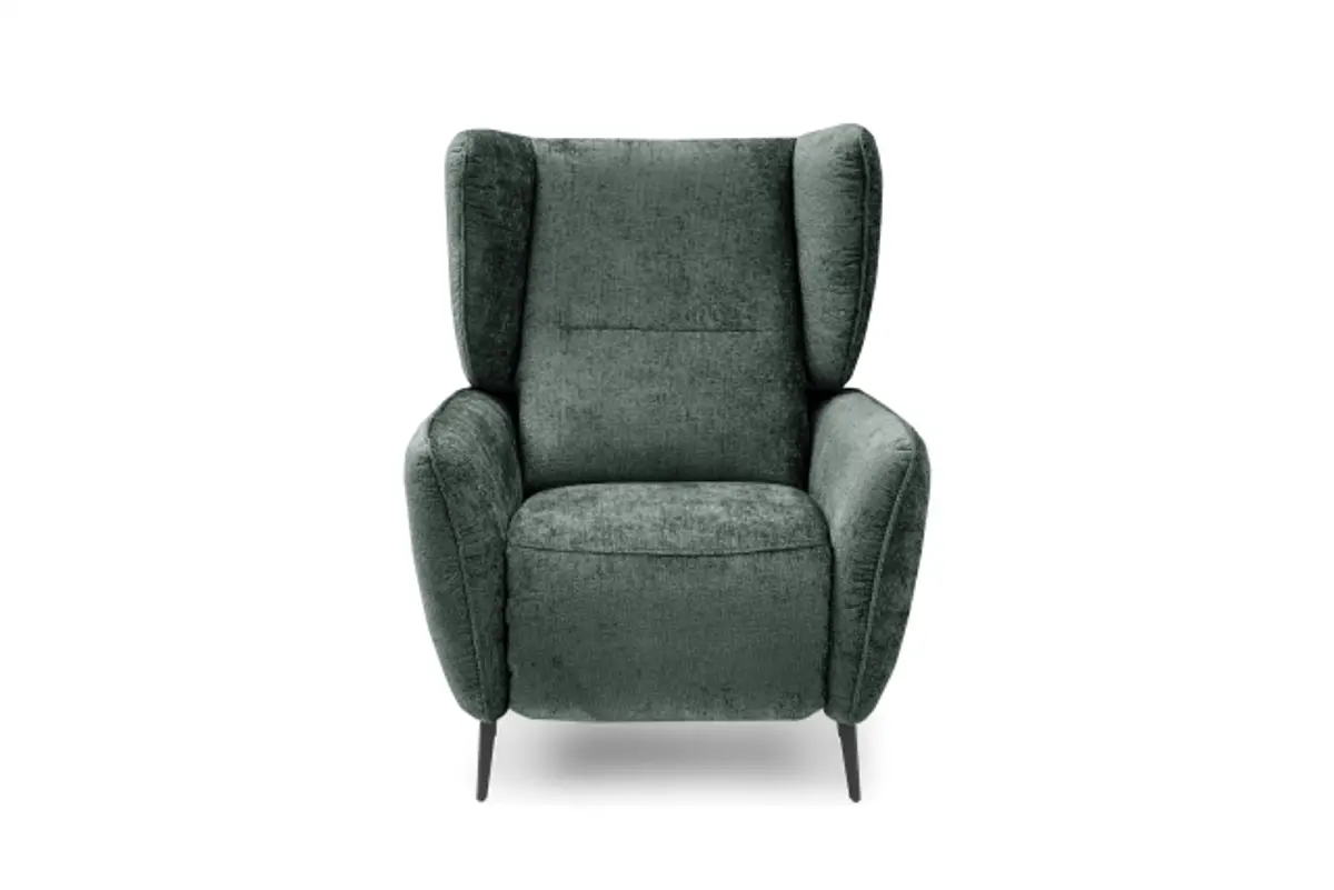 TV-Sessel - Relaxfunktion, Stoff, Grün