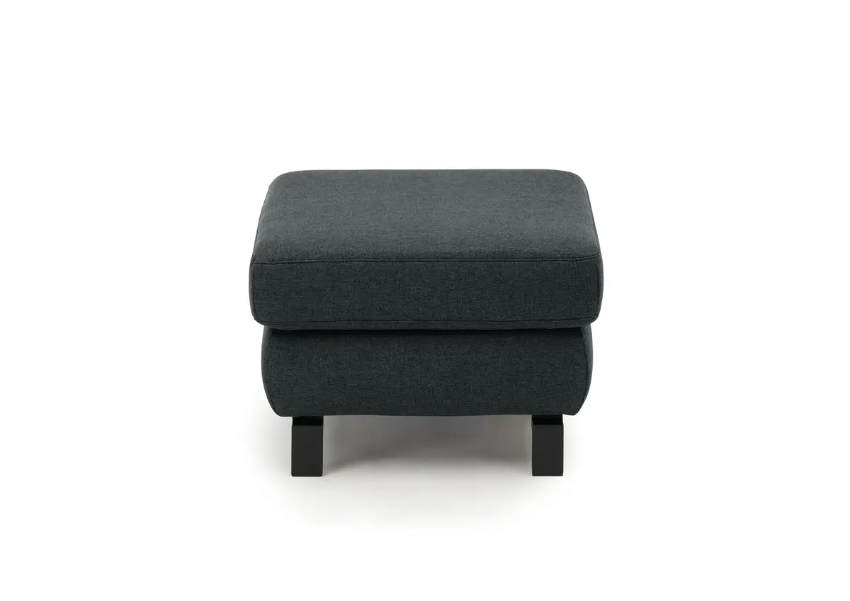 Hocker CALM PLUS 2.0 - BL ca. 66x66 cm, Stoff, Anthrazit