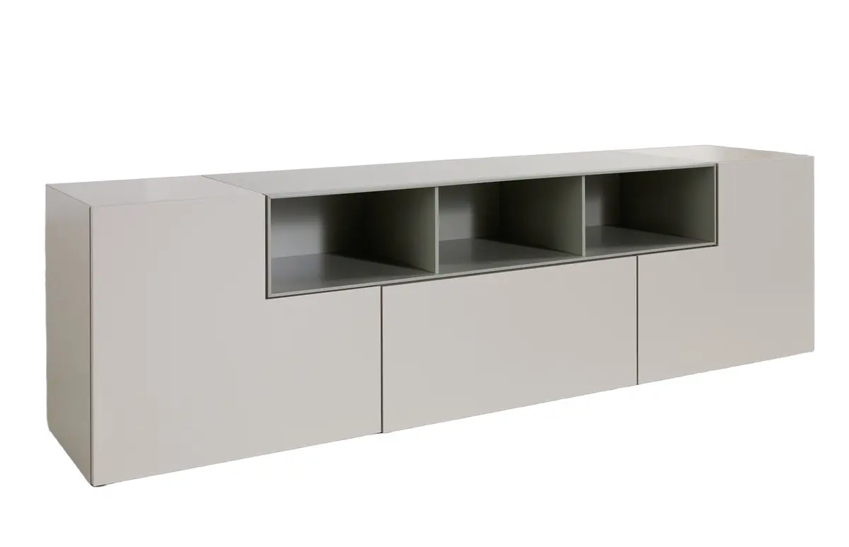 Sideboard 3900 - BHT ca. 220x62x45 cm, Lack, Kaschmir