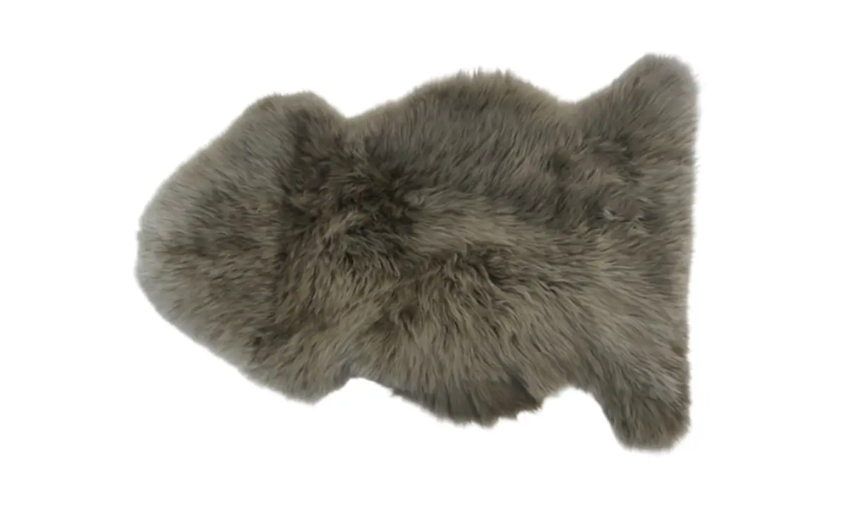 Natur-Schaffell - LB ca. 95x60 cm, Fossil