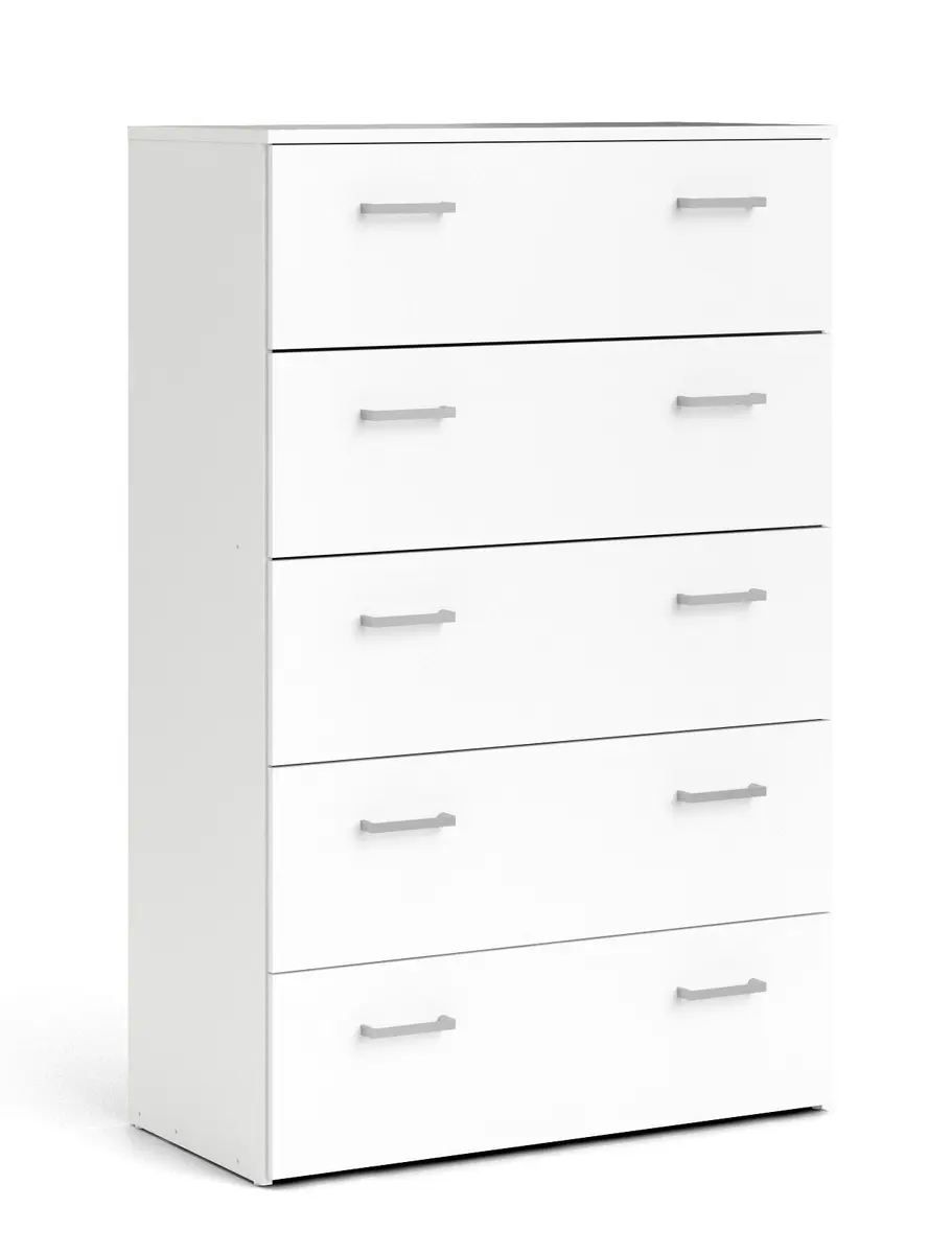 Kommode - B ca. 74 cm, Weiß