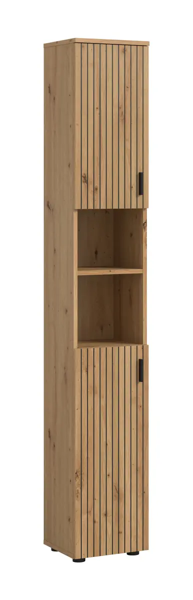 Hochschrank - B ca. 30 cm, Artisan Eiche Nachbildung