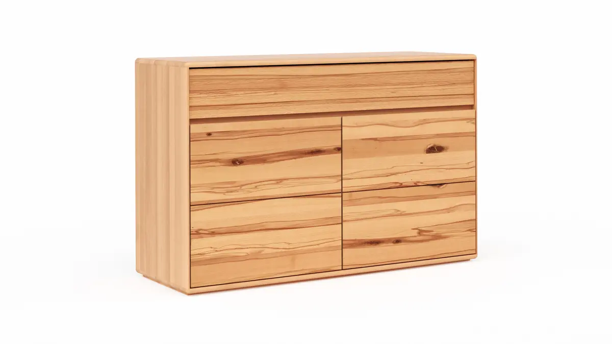 Sideboard Hillsboro - Buche/Kernbuche natur, geölt