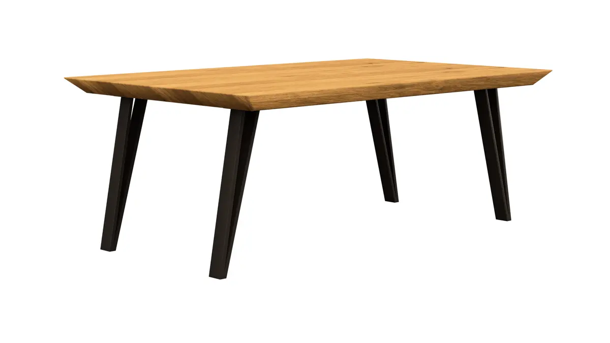 Couchtisch Savannah - Wildeiche massiv, natur geölt