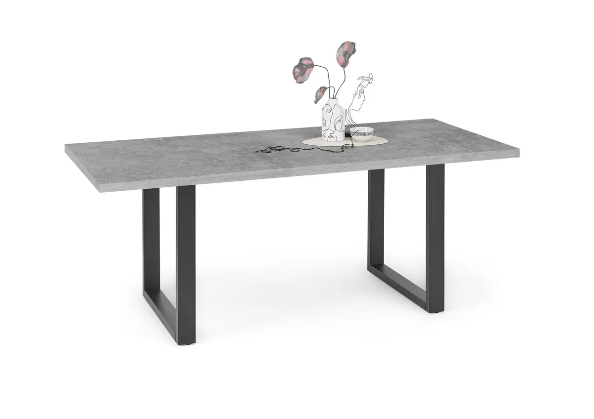 Esstisch - LB ca. 200x100 cm, Graphit, Schwarz