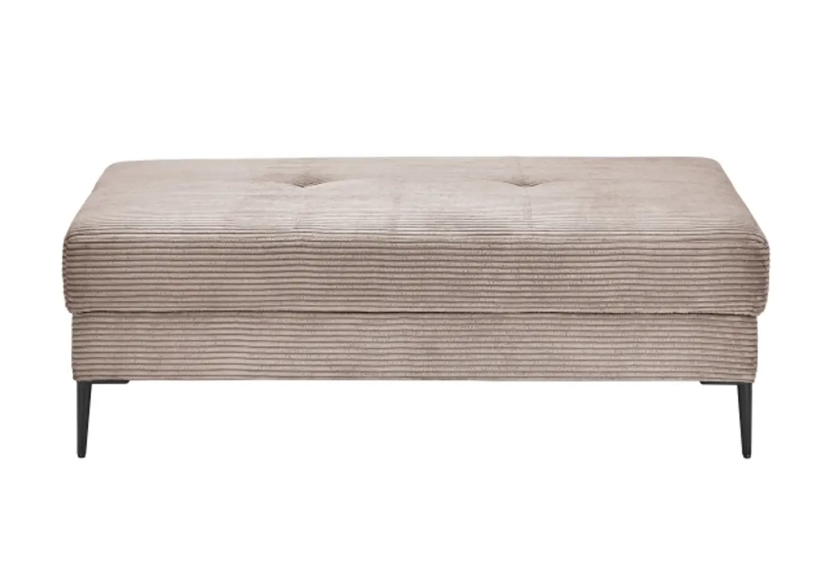 Hocker - Stoff, Rosa