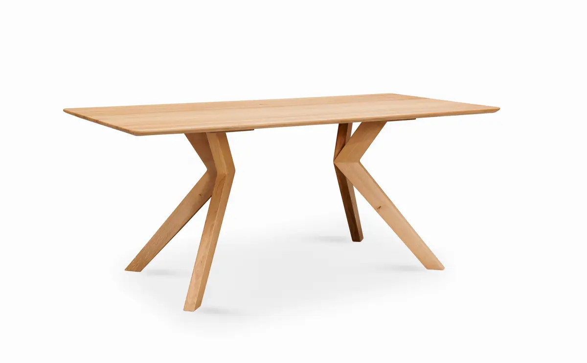 Esstisch - LB ca. 160x90 cm, Wildeiche massiv