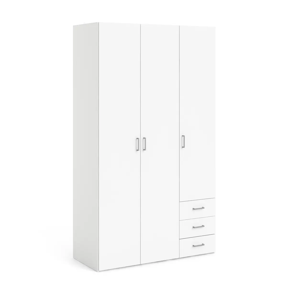 Drehtürenschrank- B ca. 116 cm, Weiß