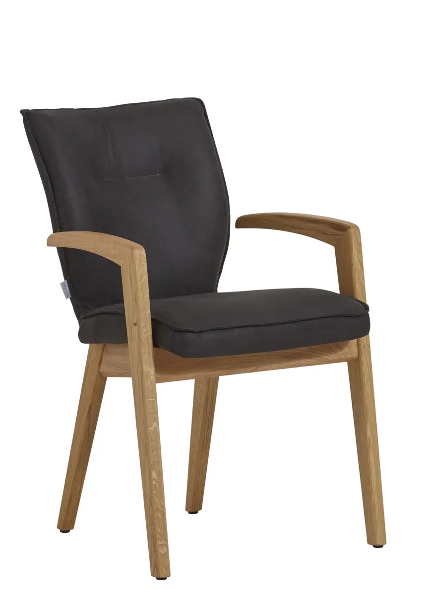 Armlehnstuhl Wilshere - Stoff, Anthrazit