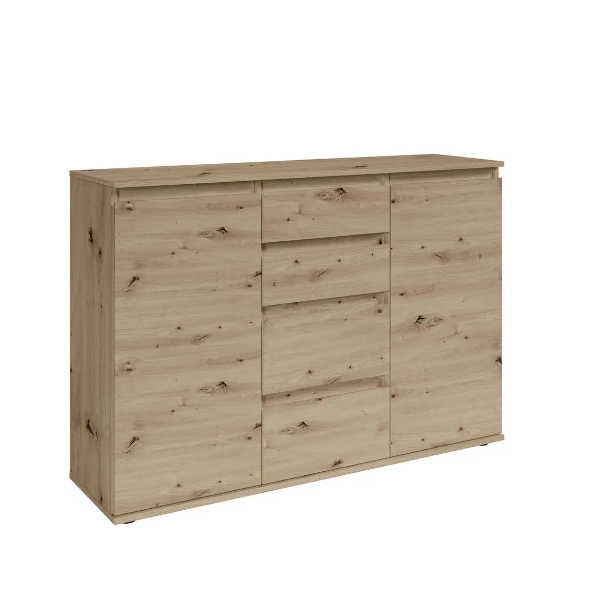 Kommode - B ca. 119 cm, Artisan Eiche Nachbildung