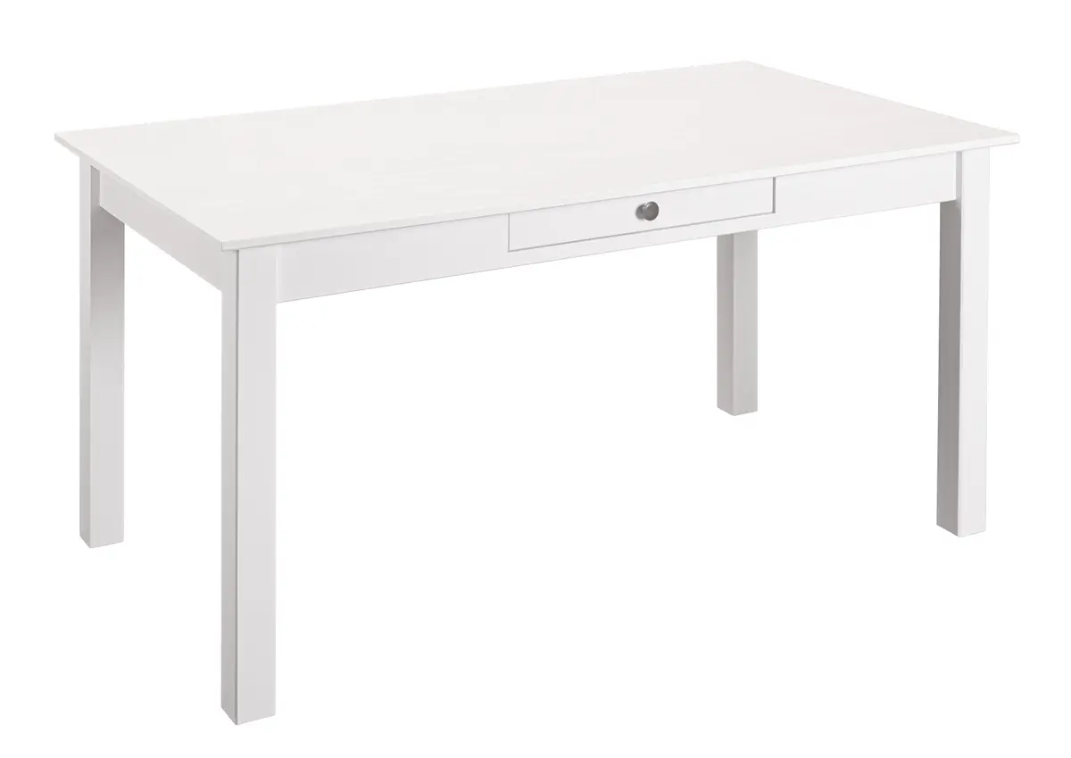 Esstisch - LB ca. 145x80 cm, Weiß