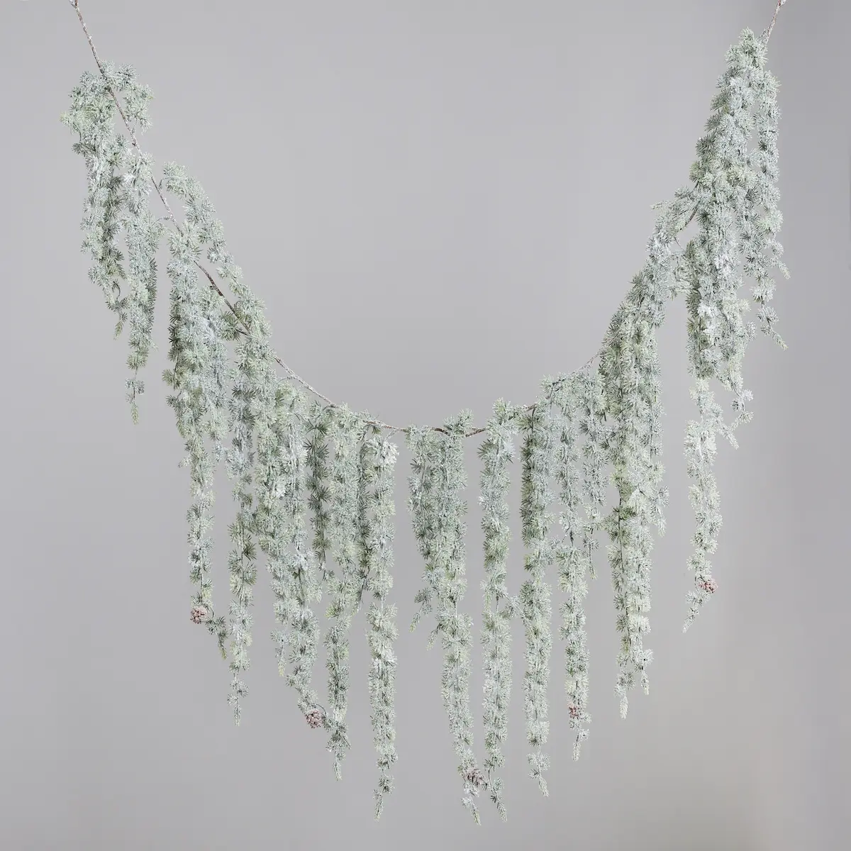 Lärchengirlande - L ca. 140 cm, Graugrün