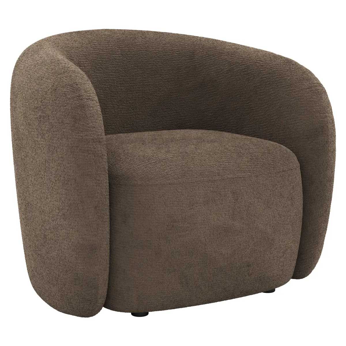 Sessel Karasu - Stoff, Taupe