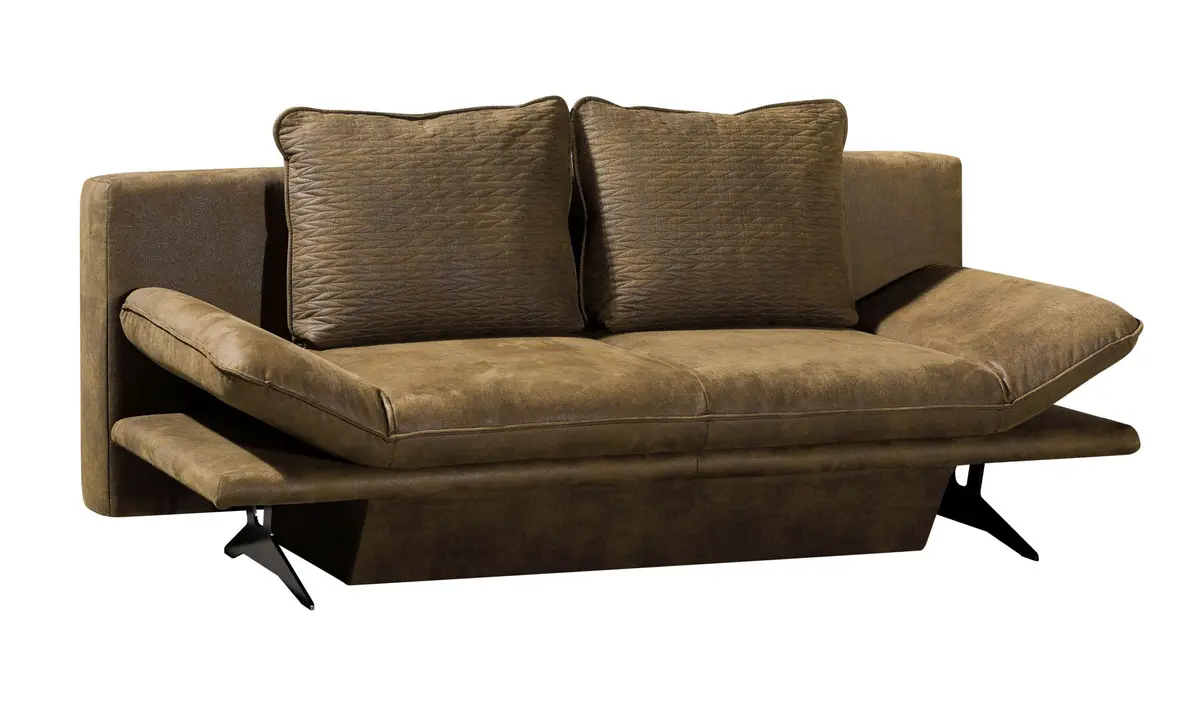 Querschläfer - Schlaffunktion mit Bettkasten, Stoff, Grün