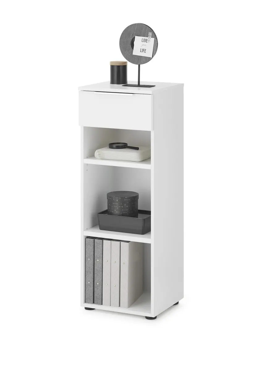 Büroregal - B ca. 40 cm, Weiß