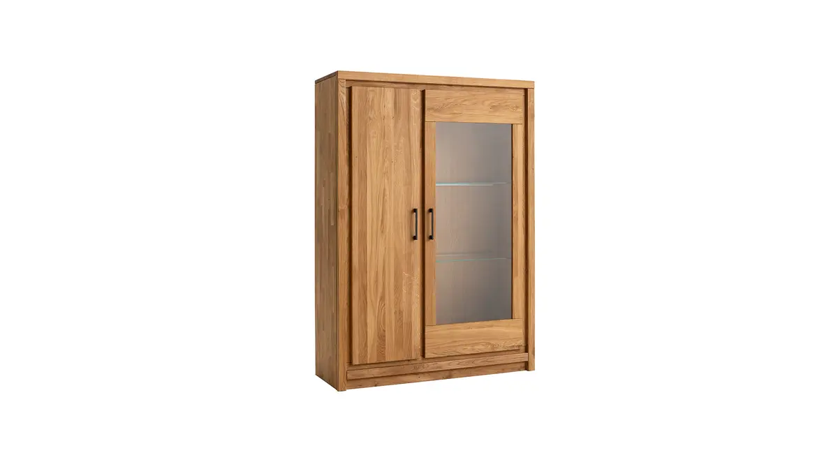 Highboard Farmingdale light - Eiche massiv, natur geölt