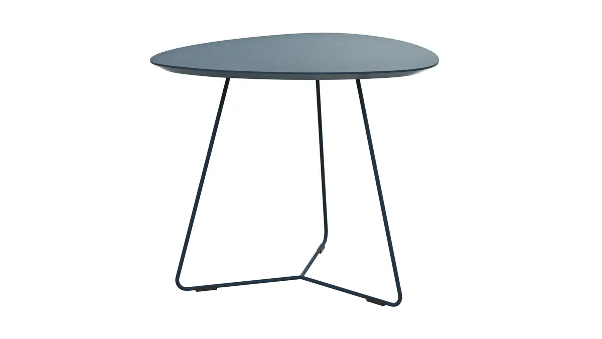 Ecktisch Fano - LBH ca. 59x50x50 cm, Fenix, Dunkelblau