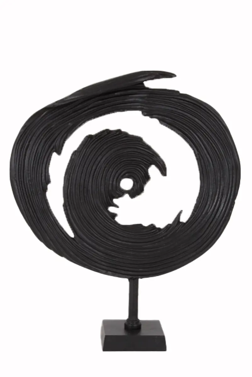 Deko-Objekt - BHT ca. 48x11x44 cm, Schwarz