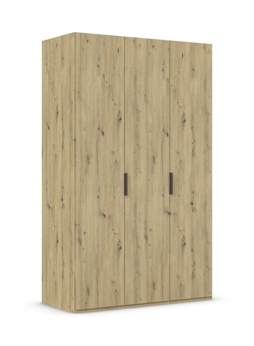 Drehtürenschrank ROVERO- B ca. 135 cm, Eiche Dekor