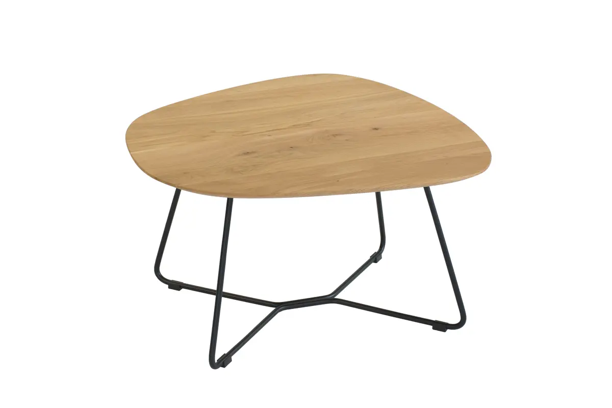 Couchtisch Pizzaro - LBH ca. 70x70x41cm, Asteiche massiv
