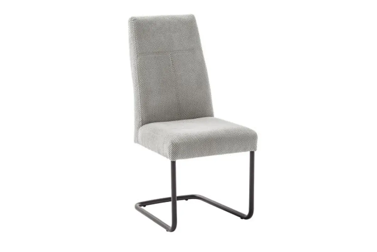 Freischwinger - Stoff, Lichtgrau