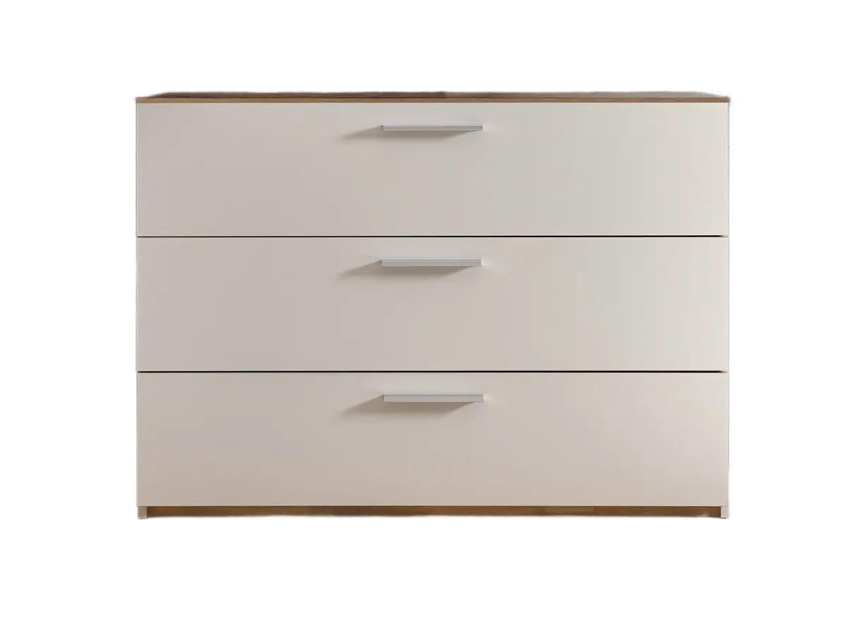 Kommode- Champagner, Holzdekor