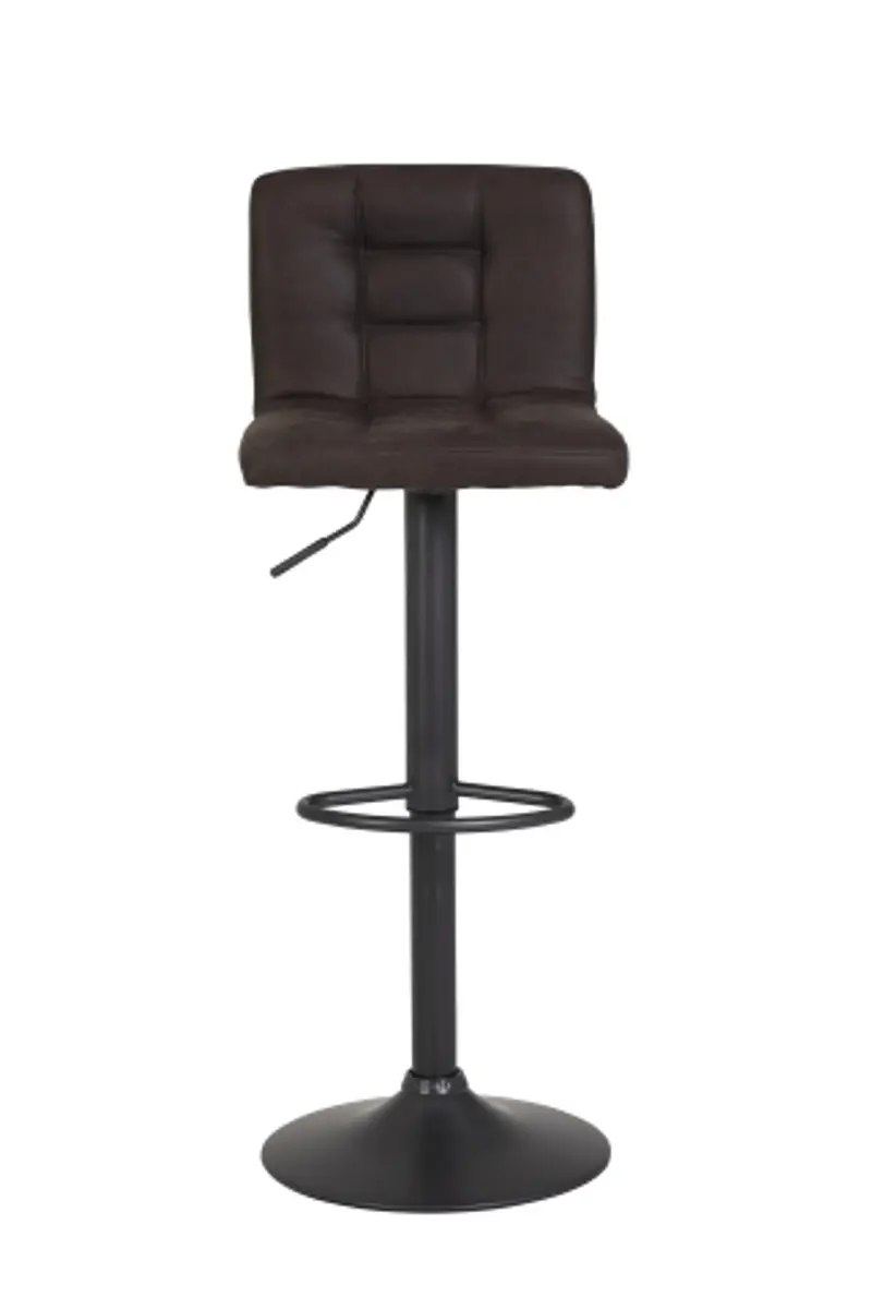 Barhocker - höhenverstellbar, Stoff, Schlamm