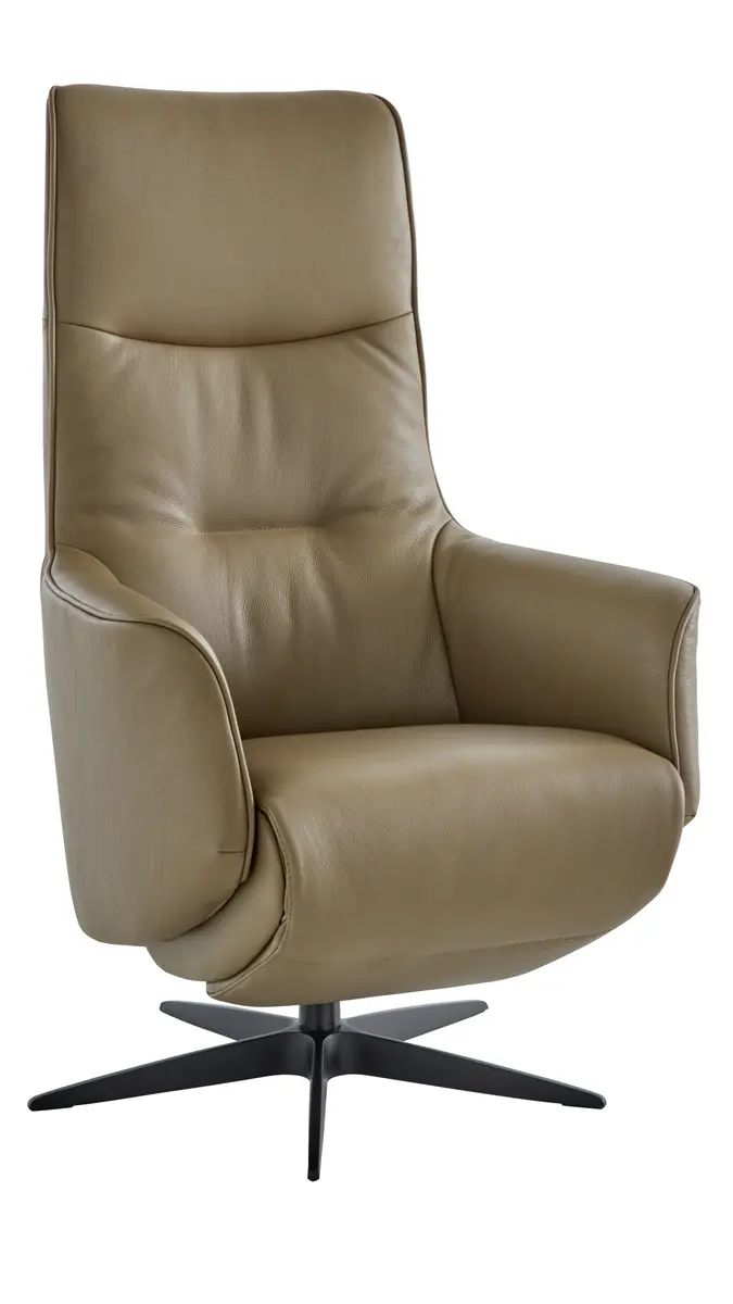 Relaxsessel Riposo - inkl. motorischer Relaxfunktion, Leder, Braun