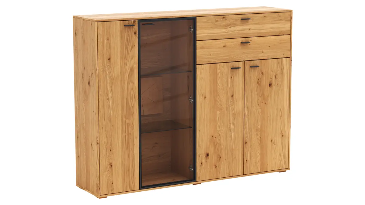 Highboard Fibra - Asteiche massiv
