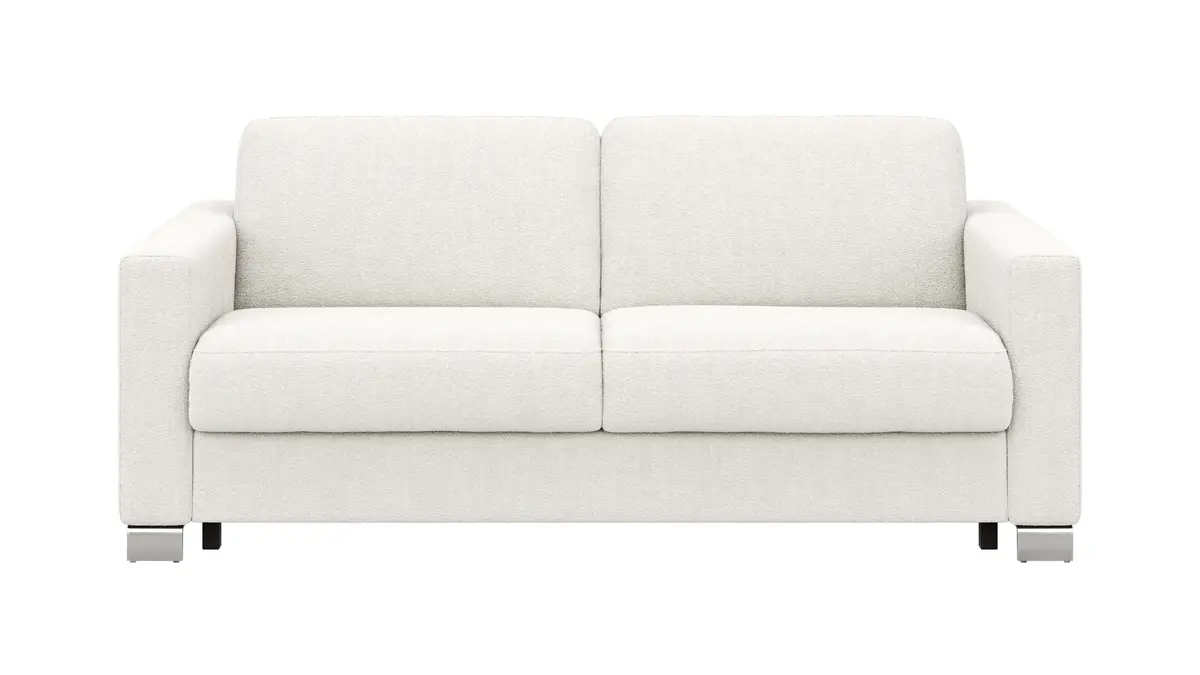 Sofa Nuoro - 2,5-Sitzer inkl. Schlaffunktion, Armlehne 1, Stoff, Natur