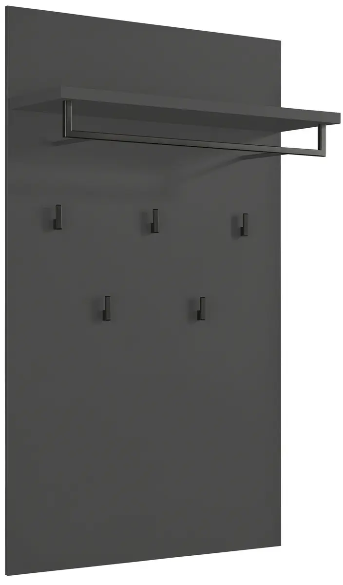 Garderobenpaneel - B ca. 69 cm, Anthrazit