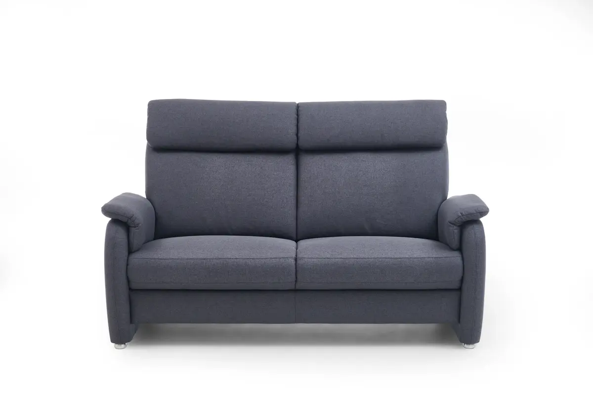 Sofa - 2-Sitzer, Stoff, Anthrazit