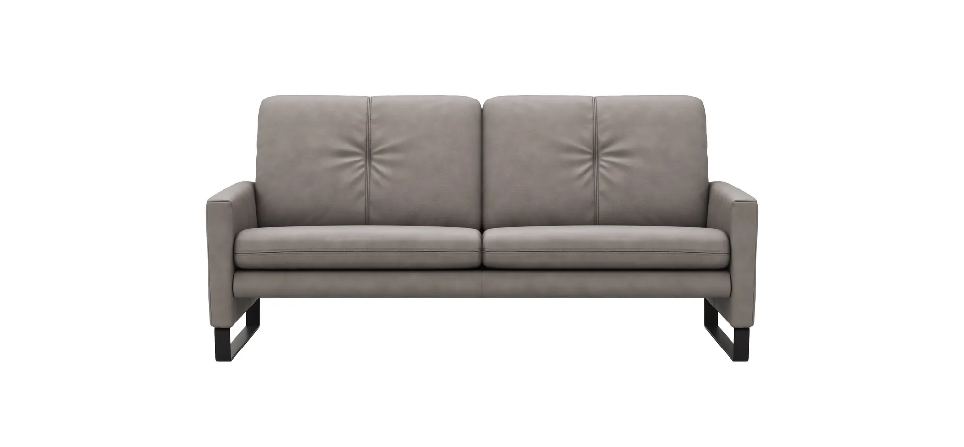 Sofa Tenero - 2,5-Sitzer, Stoff, Grau 110685